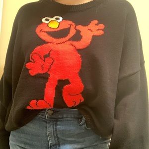 Cute graphic oversized sweater super soft and warm